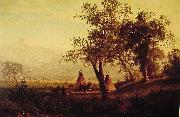 Albert Bierstadt Wind River Mountains Nebraska Territory oil painting reproduction